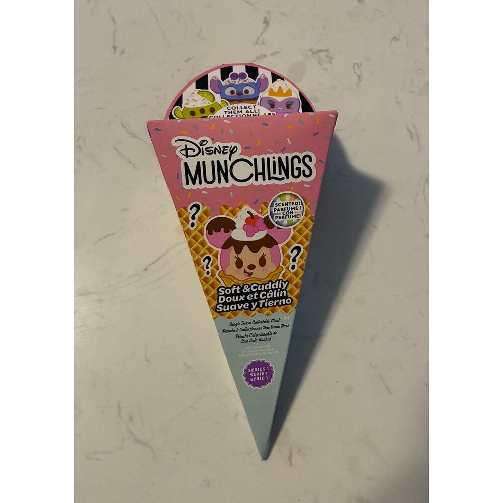 Disney Munchlings Single Serve Series 1 Scented Mystery Plush Blind Box – New